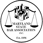 Logo Recognizing de Maar Law's affiliation with the Maryland State Bar Association